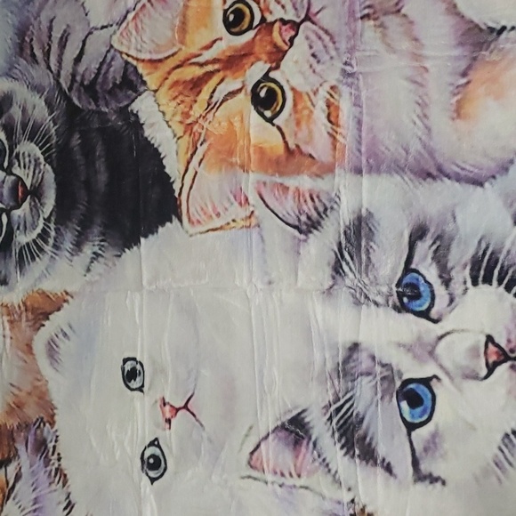 602- Cat Lover's Blanket Throw NWT - Picture 8 of 9
